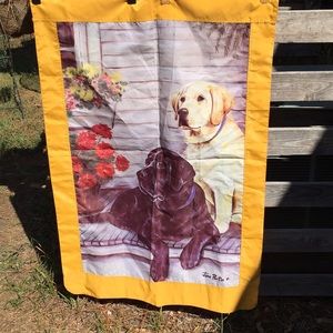 ❤️House flag with Labrador Retrievers